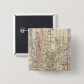 Detroit Vierkante Button 5,1 Cm (Voorkant /achterkant)