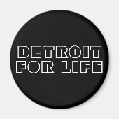 Detroit voor het leven magneet (Voorkant)