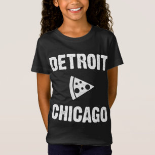 Detroit vs Chicago Pizza T-shirt