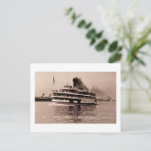 Detroit Windsor en Belle Isle Ferry - Louis Pesha Briefkaart (Staand voorkant)