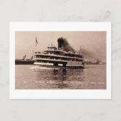 Detroit Windsor en Belle Isle Ferry - Louis Pesha Briefkaart (Voorkant)