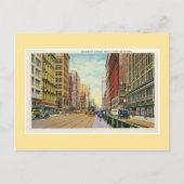  Detroit Woodward Av-winkelcentrum Briefkaart (Voorkant)