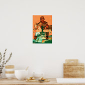 DETROIT wordt een menselijke markt Poster (Keuken)