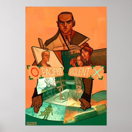 DETROIT wordt een menselijke markt Poster (Voorkant)