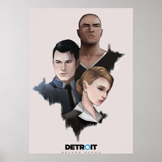 Detroit wordt mens poster (Voorkant)