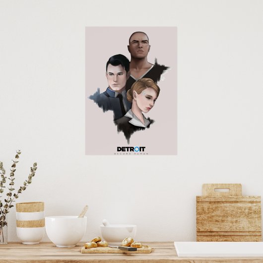 Detroit wordt mens poster (Keuken)