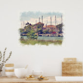 Detroit Yacht Club Poster (Keuken)