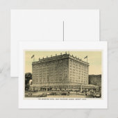 Detroiter Hotel Woodward Ave, Detroit, Michigan Briefkaart (Voorkant / Achterkant)