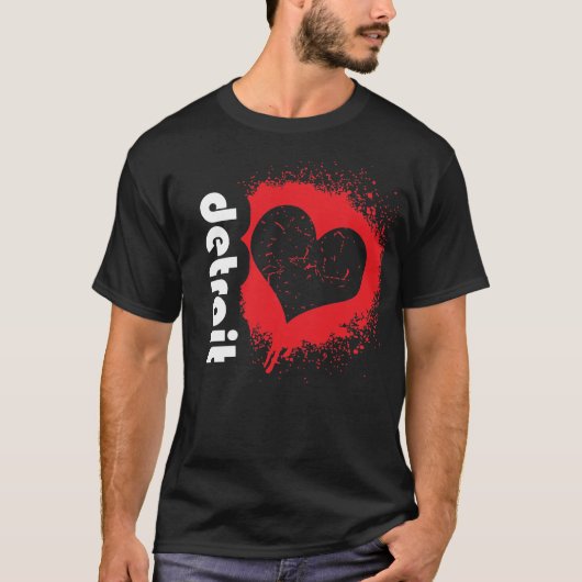 detroitlove2-dark t-shirt (Voorkant)