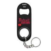 DetroitScratchers Botsontopener/Sleutelhanger/Scra Mini Flessenopener (Achterkant)