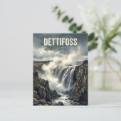 Dettifoss IJsland Briefkaart (Staand voorkant)