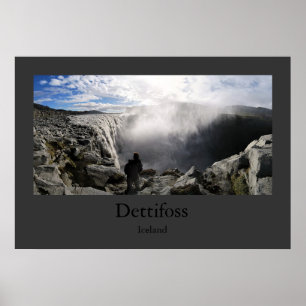Dettifoss (IJsland) Poster