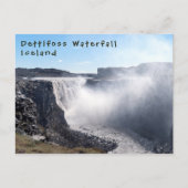 Dettifoss Waterfall in Vatnajokull NP - IJsland Briefkaart (Voorkant)