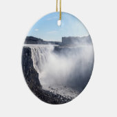 Dettifoss Waterfall in Vatnajokull NP - IJsland Keramisch Ornament (Rechts)