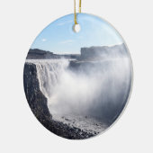 Dettifoss Waterfall in Vatnajokull NP - IJsland Keramisch Ornament (Links)