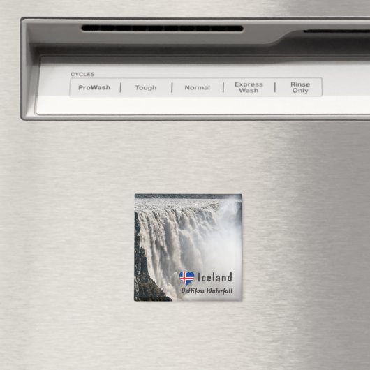 Dettifoss Waterfall in Vatnajokull NP - IJsland Magneet (Insitu (Vaatwasser))