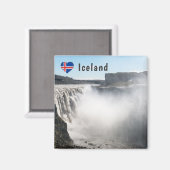 Dettifoss Waterfall in Vatnajokull NP - IJsland Magneet (Voorkant / Achterkant)
