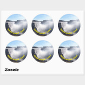 Dettifoss Waterfall in Vatnajokull NP - IJsland Ronde Sticker (Vel)