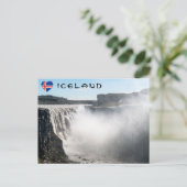 Dettifoss-waterval in Nationaal Park Vatnajökull - Briefkaart (Staand voorkant)