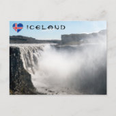 Dettifoss-waterval in Nationaal Park Vatnajökull - Briefkaart (Voorkant)