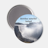 Dettifoss-waterval in Nationaal Park Vatnajökull - Magneet (Voorkant / Achterkant)