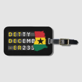 Detty December Bagagelabel (Voorkant (horizontaal))