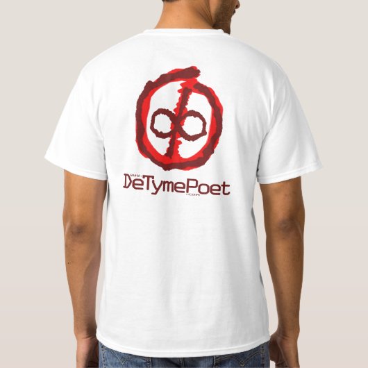 DETYMEPOET.COM T-SHIRT (Achterkant)