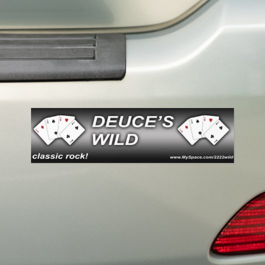 Deuce's Wild Bumber Sticker (Op auto)