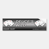 Deuce's Wild Bumber Sticker (Voorkant)