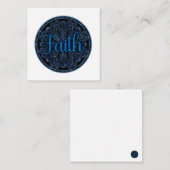 Deugd Geloof Mandala Notitiekaartje (Voorkant / Achterkant)