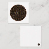 Deugd Vrede Mandala Notitiekaartje (Voorkant / Achterkant)