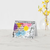 Deugdelijke feestdagen kaart (Gele Bloem)