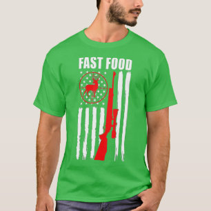 Deugdelijker jagen, sneller eten, grappigere cadea t-shirt