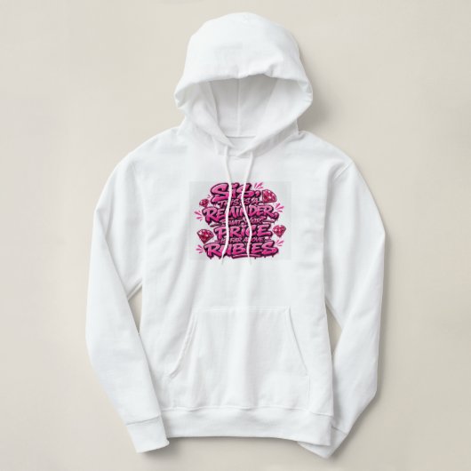 Deugdzaam vrouw hoodie (Design voorkant)