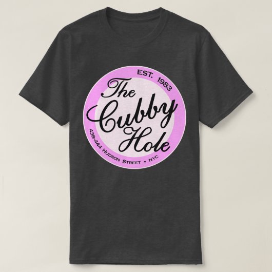 Deunct De Cubby Hole 80s Lesbische Nachtclub NYC 1 T-shirt (Design voorkant)