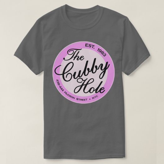 Deunct De Cubby Hole 80s Lesbische Nachtclub NYC 1 T-shirt (Design voorkant)
