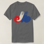Deunct Montreal Expos Honkbal T-shirt (Design voorkant)