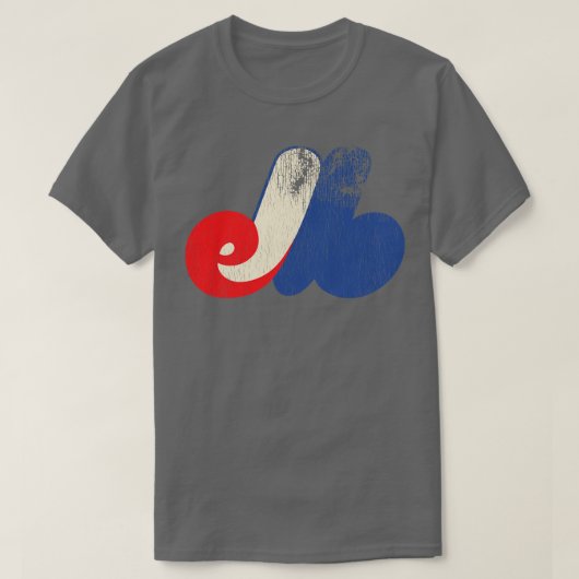 Deunct Montreal Expos Honkbal T-shirt (Design voorkant)