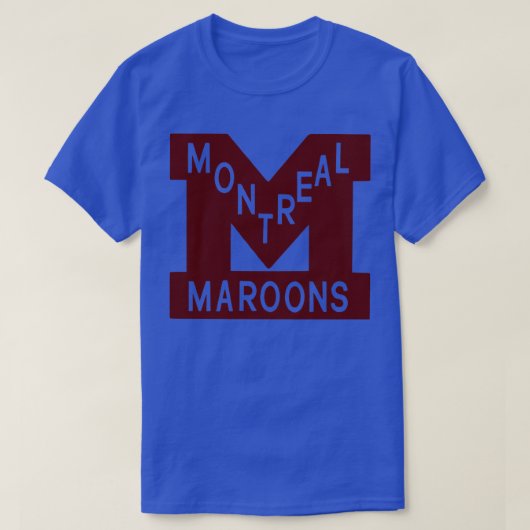 Deunct Montreal Maroons Hockey Team 1 T-shirt (Design voorkant)