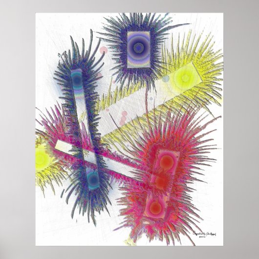 Deur 6e van de hemel poster (Voorkant)