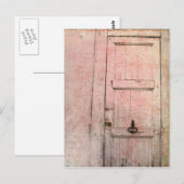 deur abstract briefkaart (Voorkant / Achterkant)