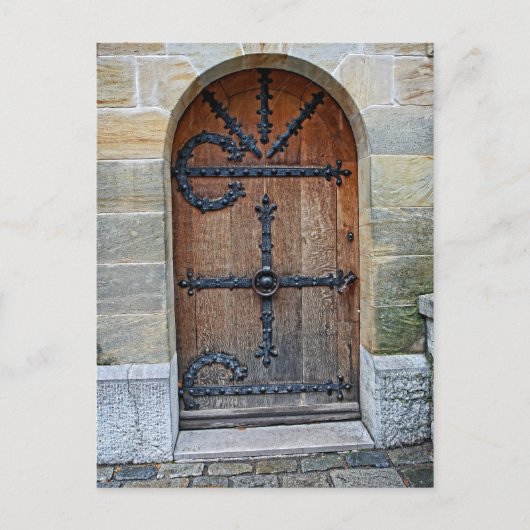 Deur bij het Briefkaart van het Kasteel (Voorkant)