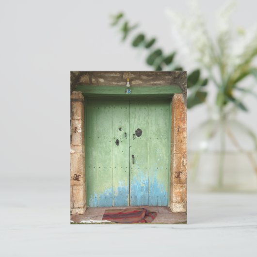 deur briefkaart (Staand voorkant)