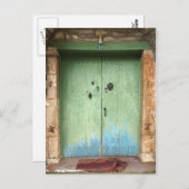 deur briefkaart (Voorkant / Achterkant)