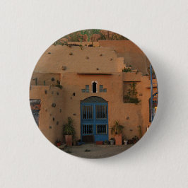 Deur Cool Clay House Foto Ronde Badge Button 5,7 Cm