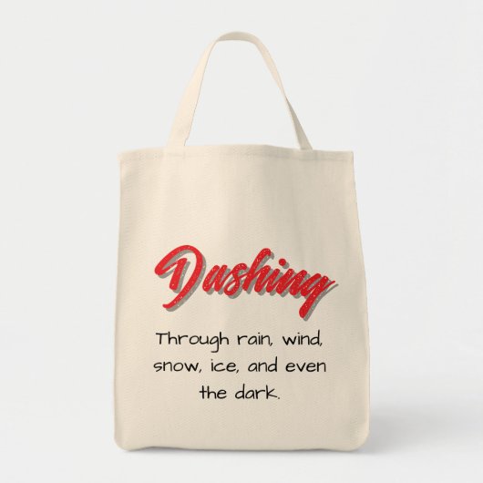 Deur Dashing Bag voor Winkelen Tote Bag (Voorkant)