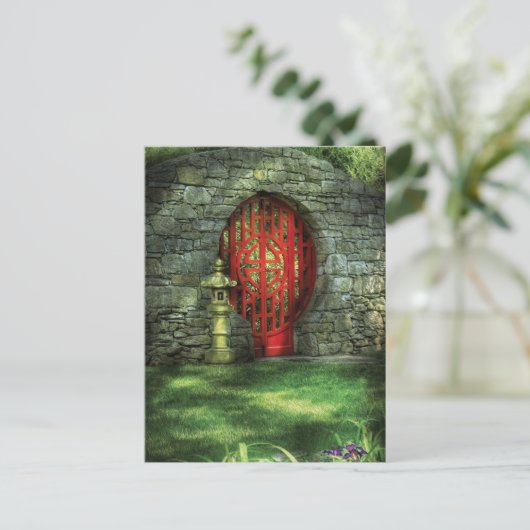 Deur - De moonpoort Briefkaart (Staand voorkant)