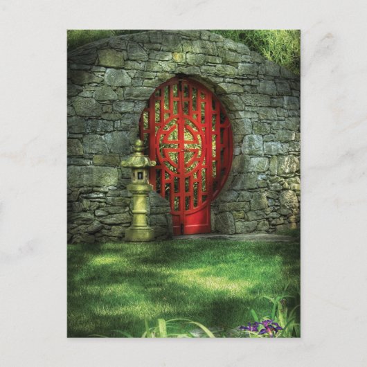 Deur - De moonpoort Briefkaart (Voorkant)