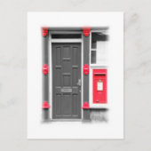 Deur en briefbox briefkaart (Voorkant)