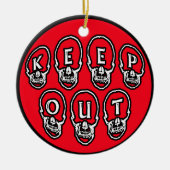 Deur Hanger voor Teen's Room Keramisch Ornament (Voorkant)